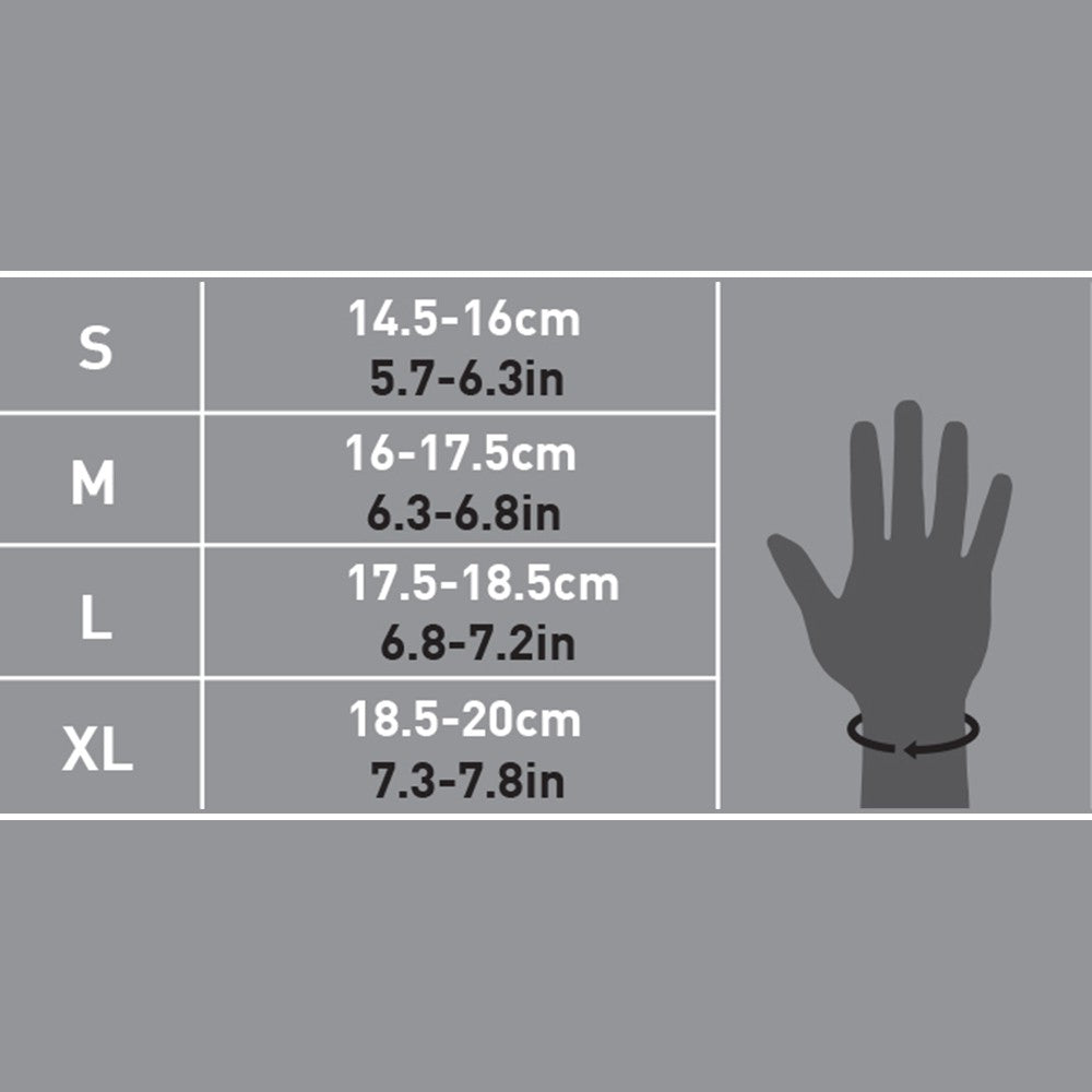 Adidas Wrist Support Size Guide