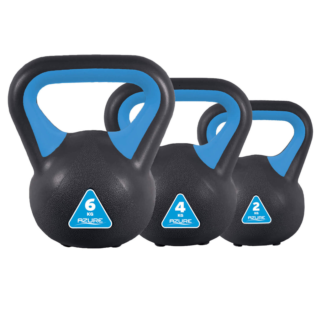 Azure 12kg Family Kettlebell Training Set