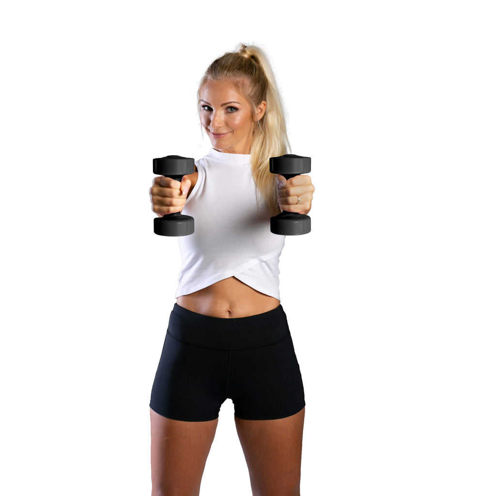 Azure 2 x 1kg Dumbbells - Exercise