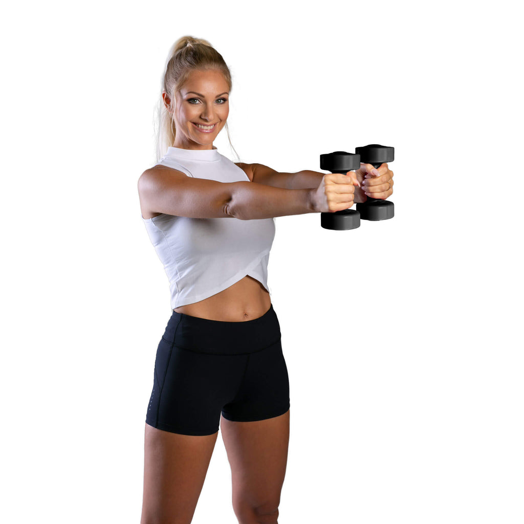 Azure 2 x 3kg Dumbbells - Gym Workout