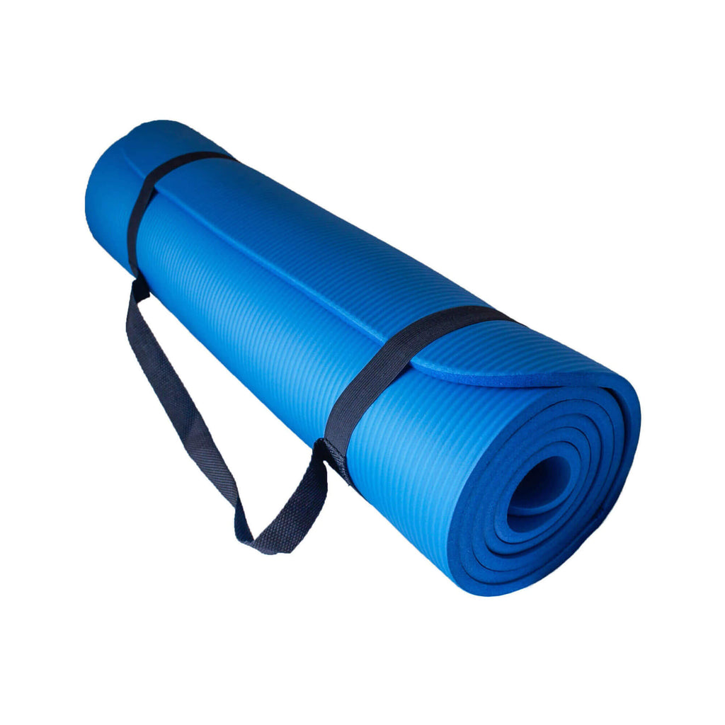 Azure 10mm Exercise Mat - Blue