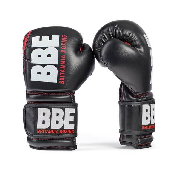 BBE FS Boxing Training and Bag Gloves - Black