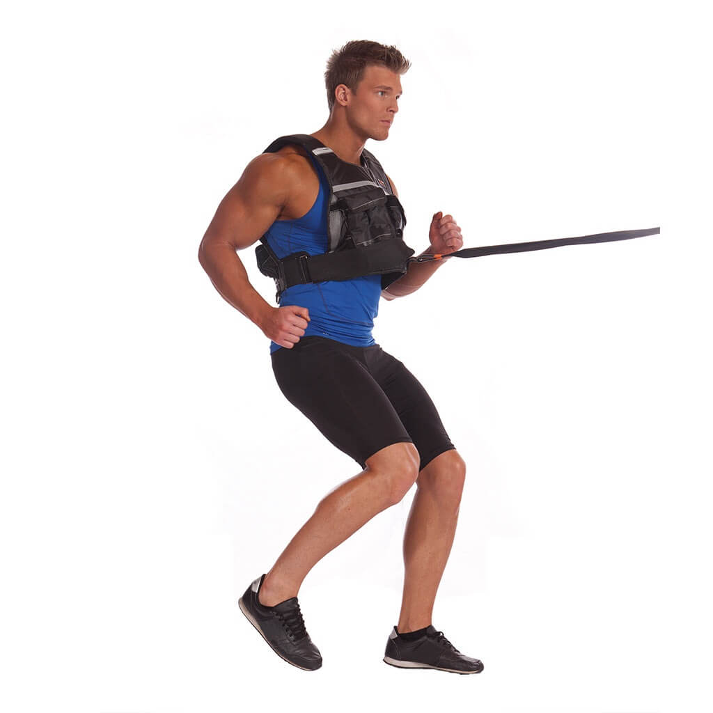 Man exercising using a Body Sculpture 10kg Weighted Vest