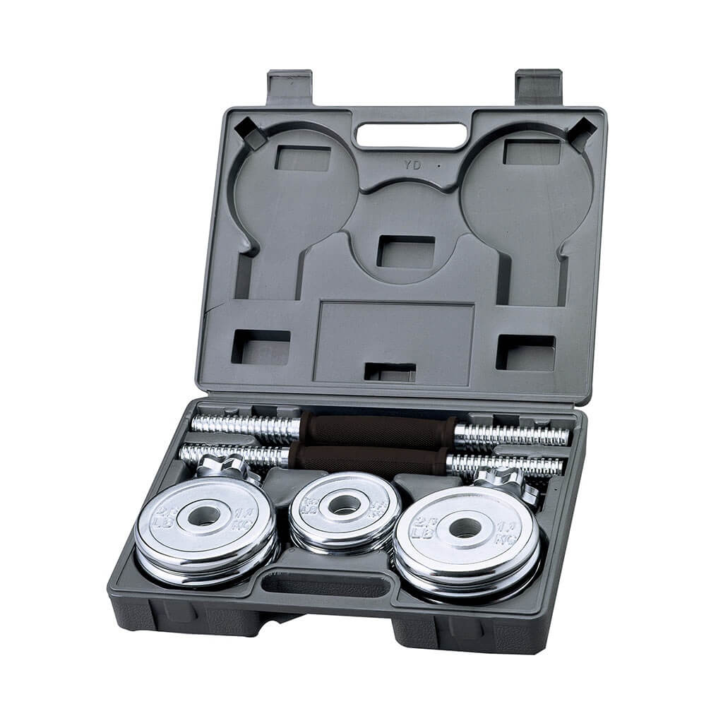 Body Sculpture 15kg Chrome Dumbbell Set