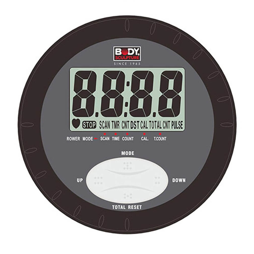 Body Sculpture Magnetic Rower and Gym - Computer Monitor