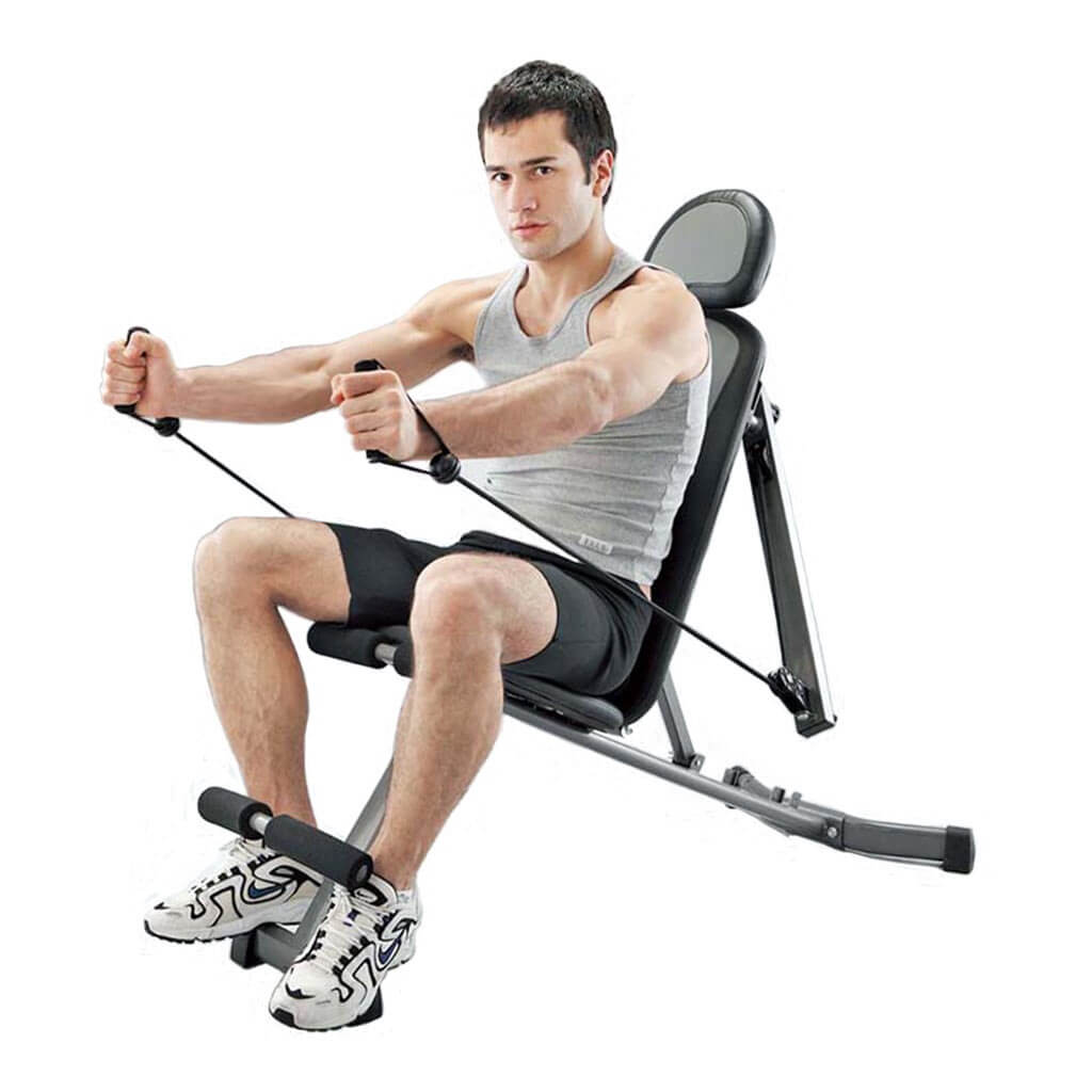 Man exercising on a body-sculpture-bsb1710-aero-gym
