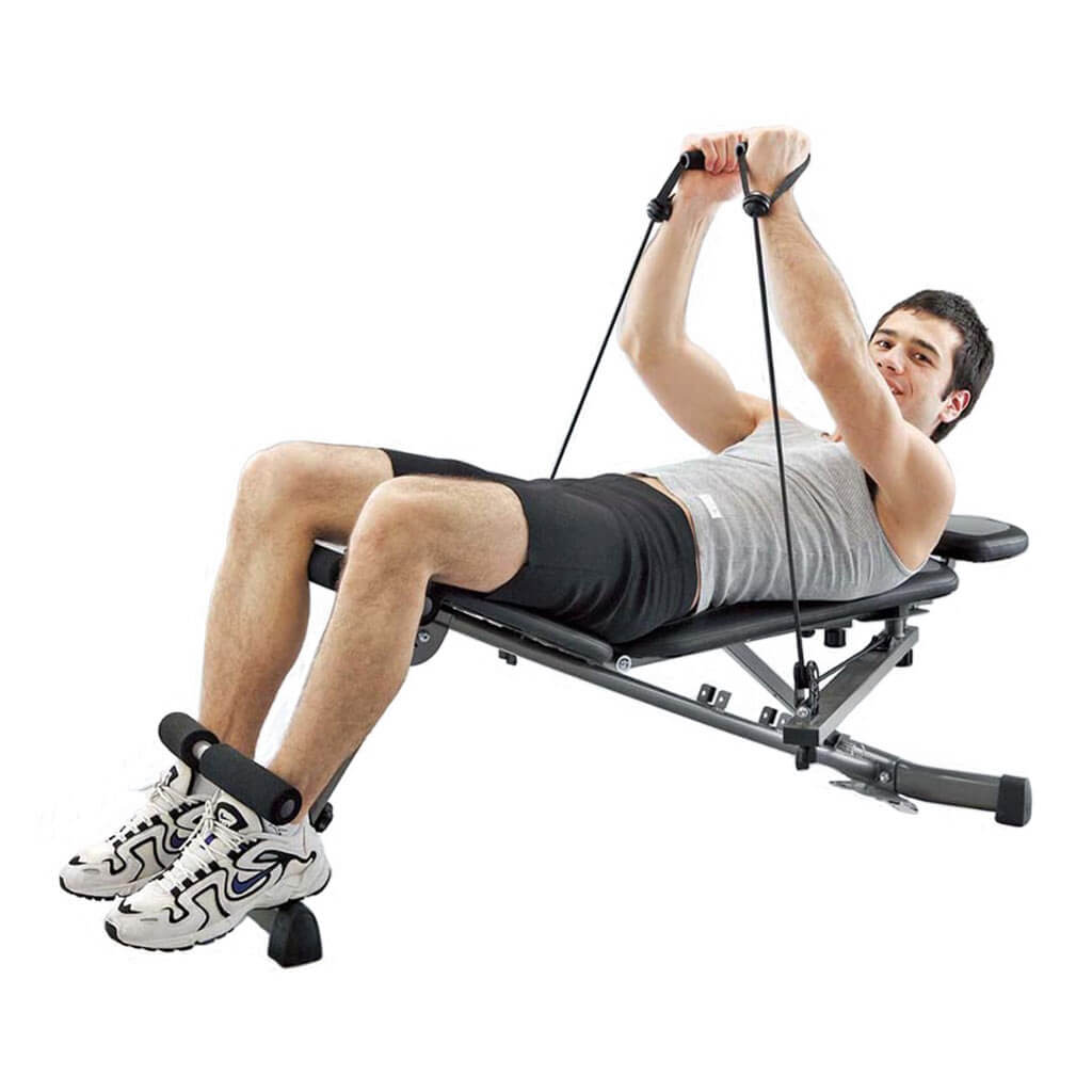Man exercising on a body-sculpture-bsb1710-aero-gym