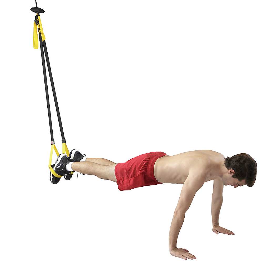 Man exercising using a Body Sculpture Suspension Kit - Total Body Trainer