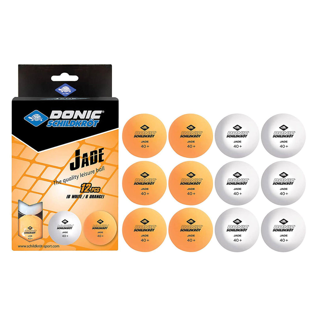 Donic-Schildkröt Jade Poly 40+ Table Tennis Balls - 12 Pack