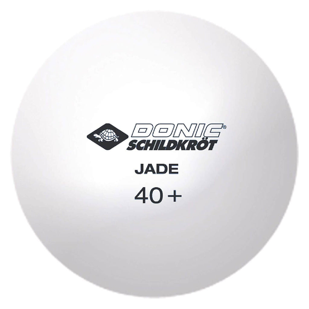 Donic-Schildkröt Jade Poly 40+ Table Tennis Balls - White