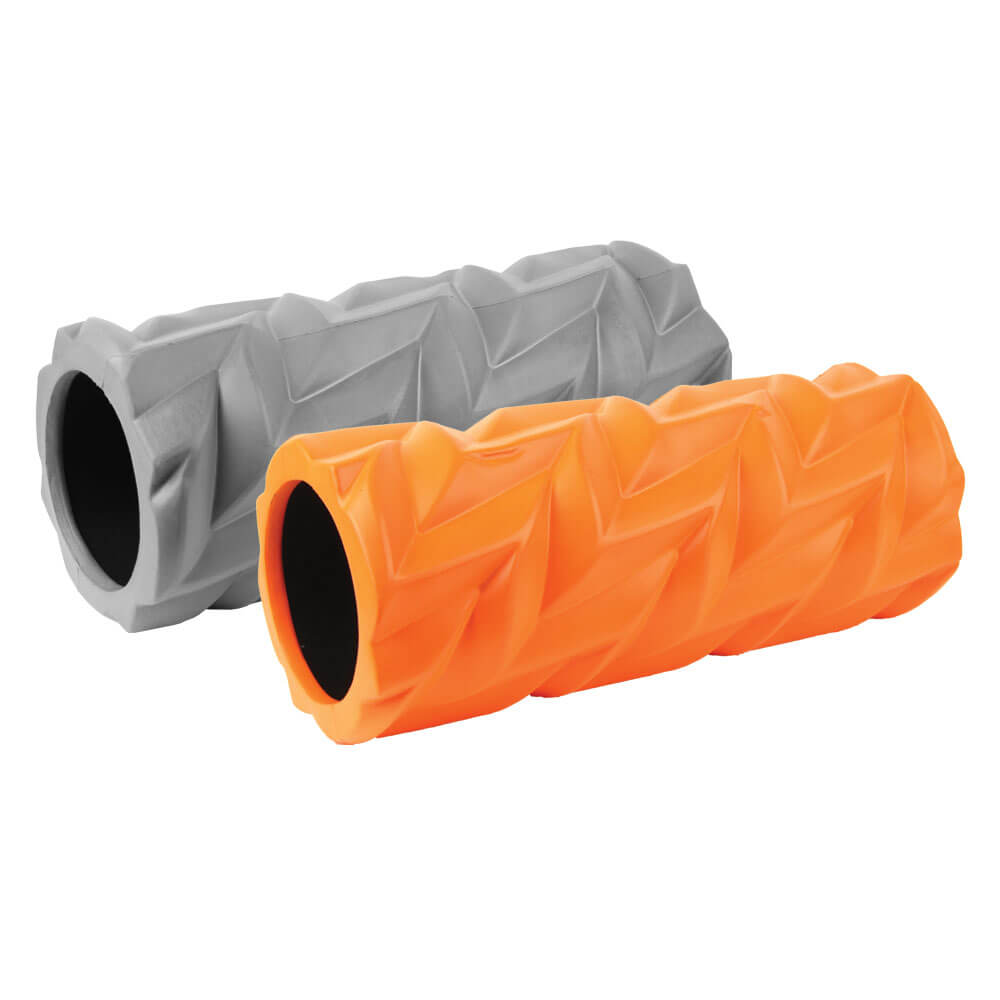 2 x ExaFit Z Foam Rollers - orange and grey