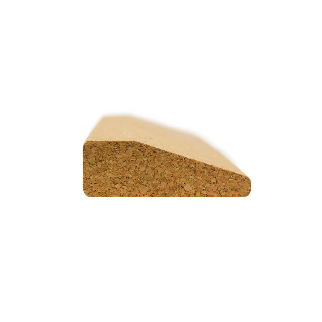 Fitness Mad Cork Yoga Wedge Side View