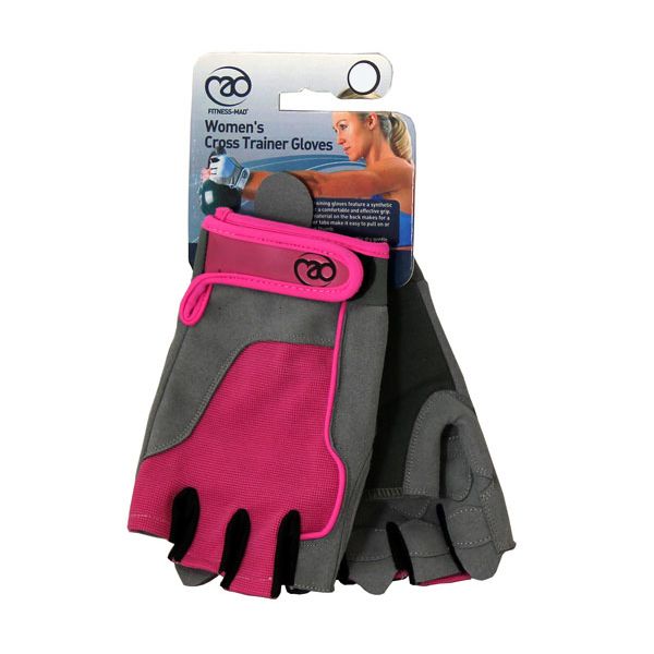 Fitness Mad Womens Cross Training Gloves - pink - with packaging
