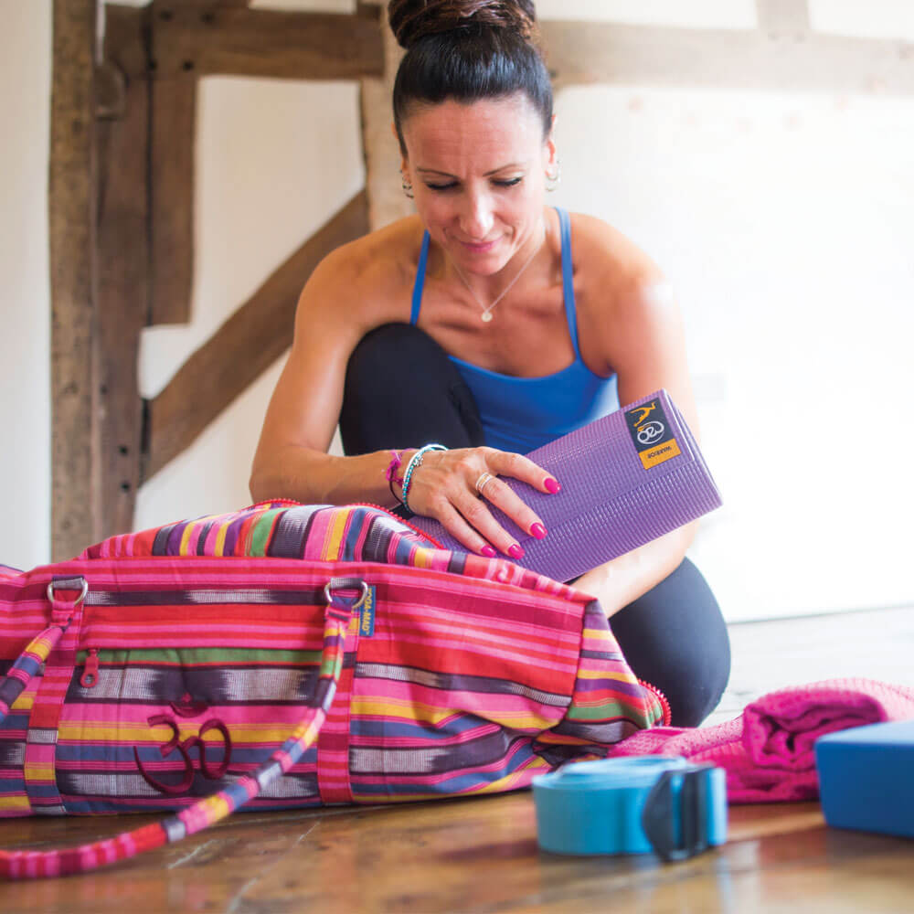 Fitness Mad Deluxe Yoga Mat & Accessories Bag
