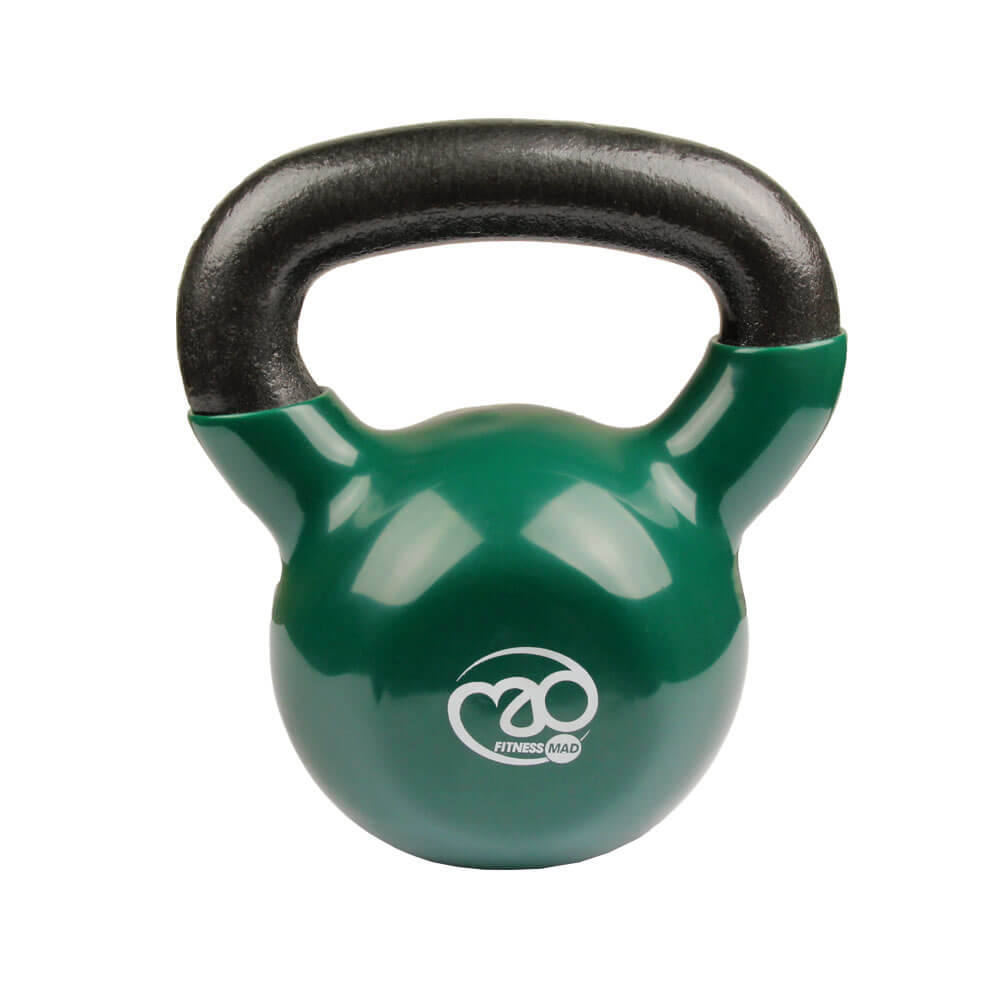 Fitness Mad 12kg Kettlebell Green