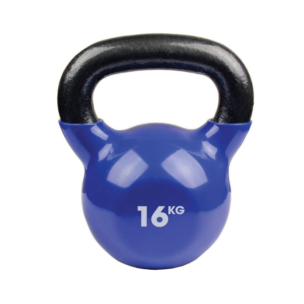 Fitness Mad 16kg Kettlebell Blue