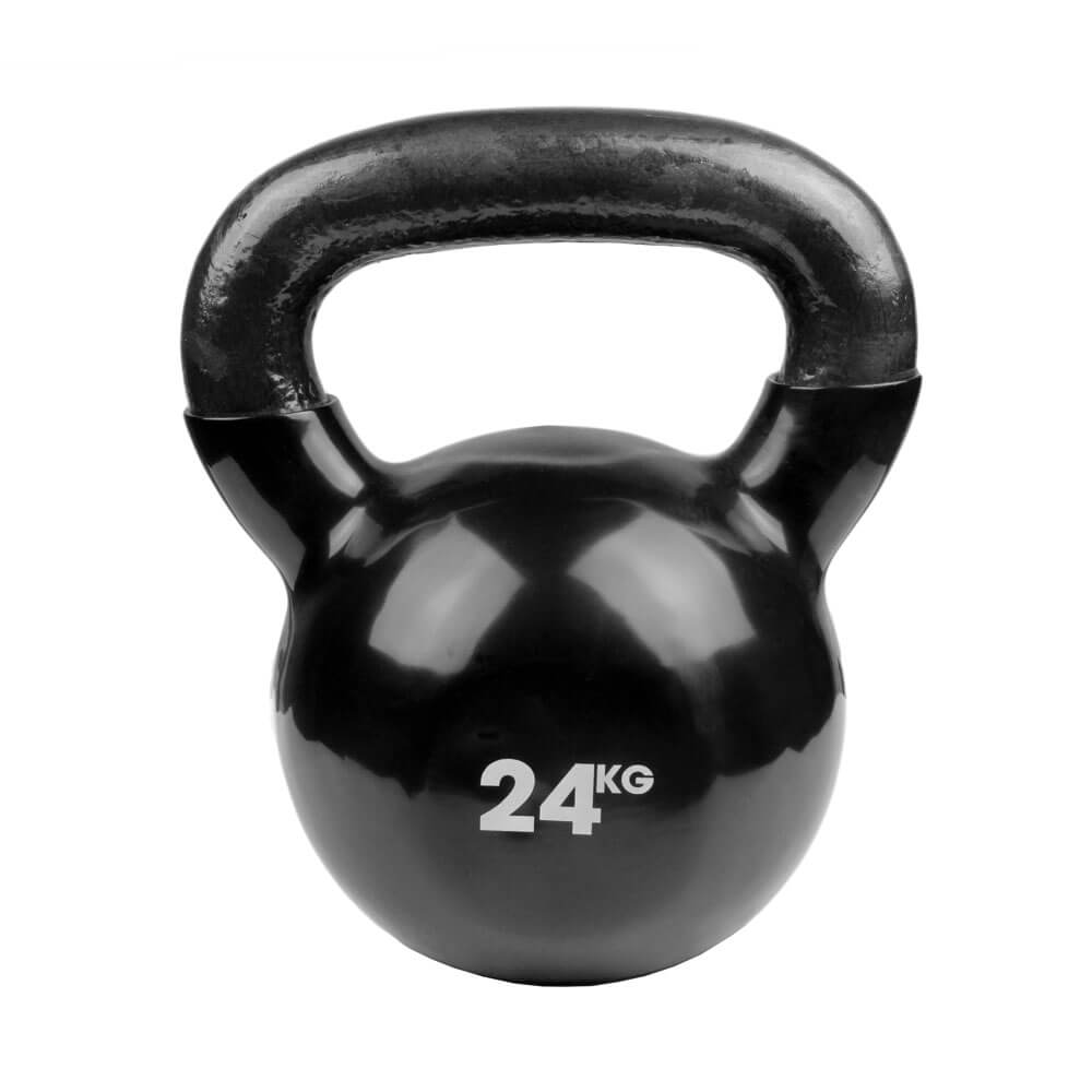 Fitness Mad 24kg Cast Iron Kettlebell Black – Workout For Less