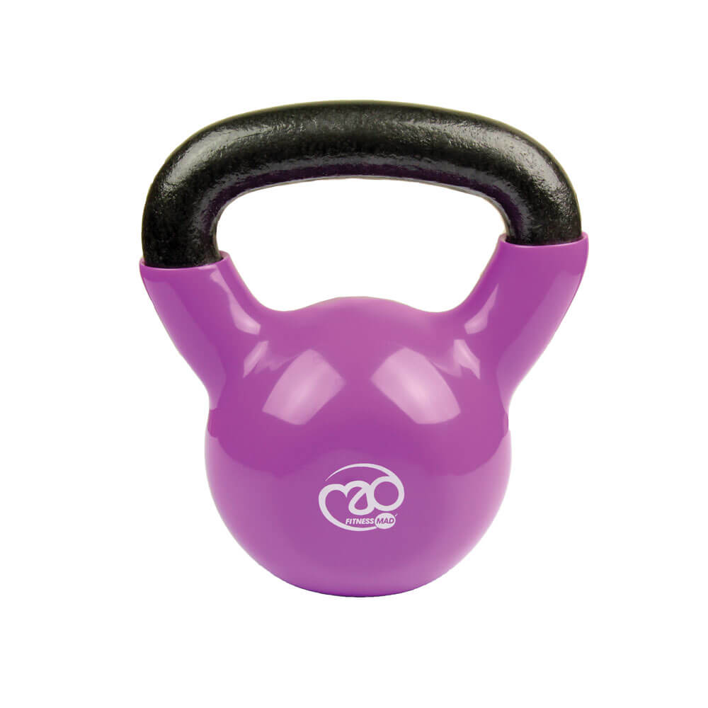 Fitness Mad 8kg Kettlebell Purple