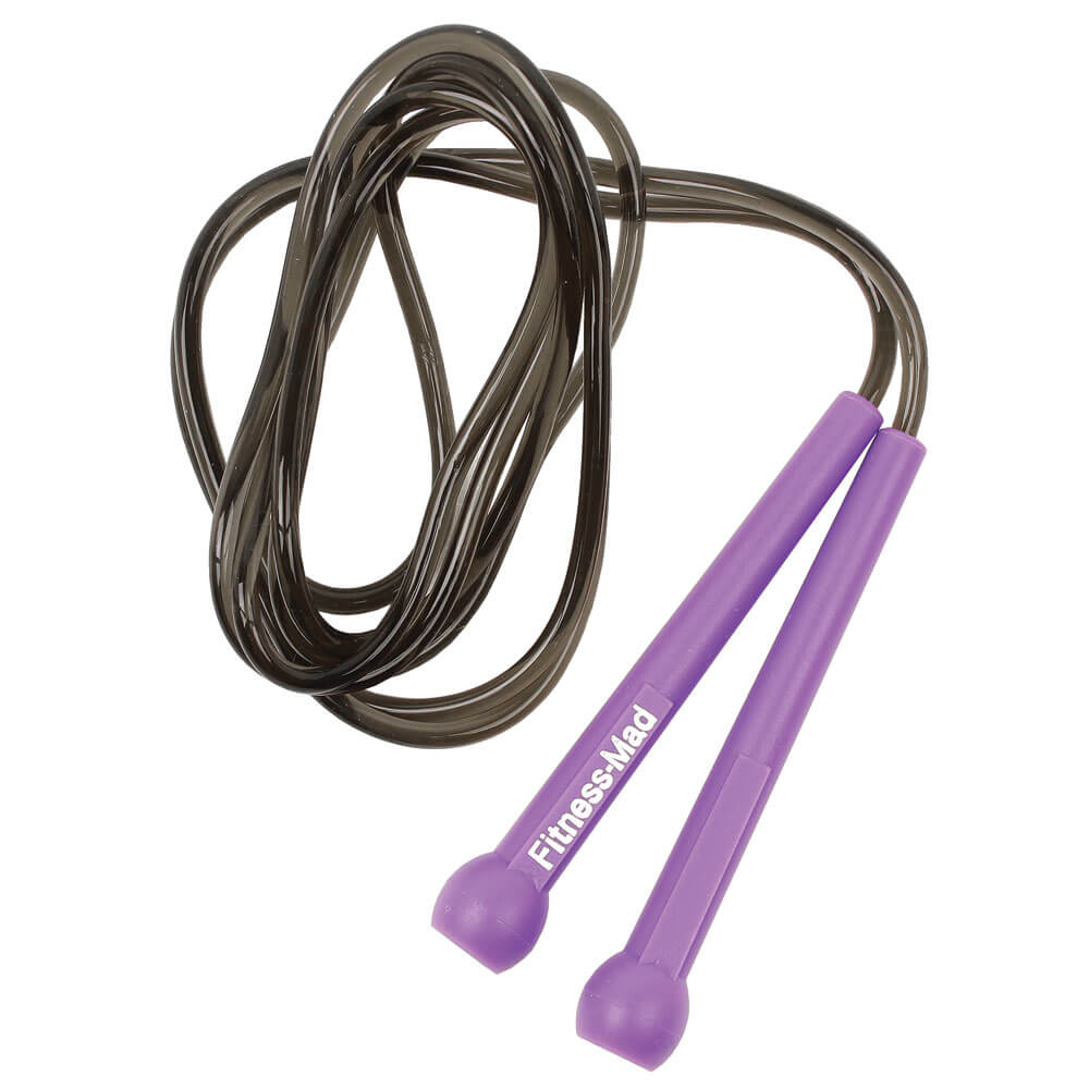 Fitness Mad Skipping Speed Rope - 8ft Purple