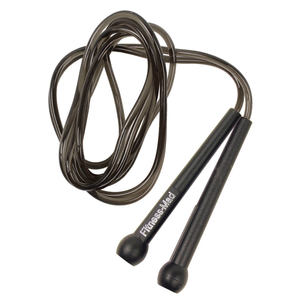 Fitness Mad Skipping Speed Rope - 10ft Black