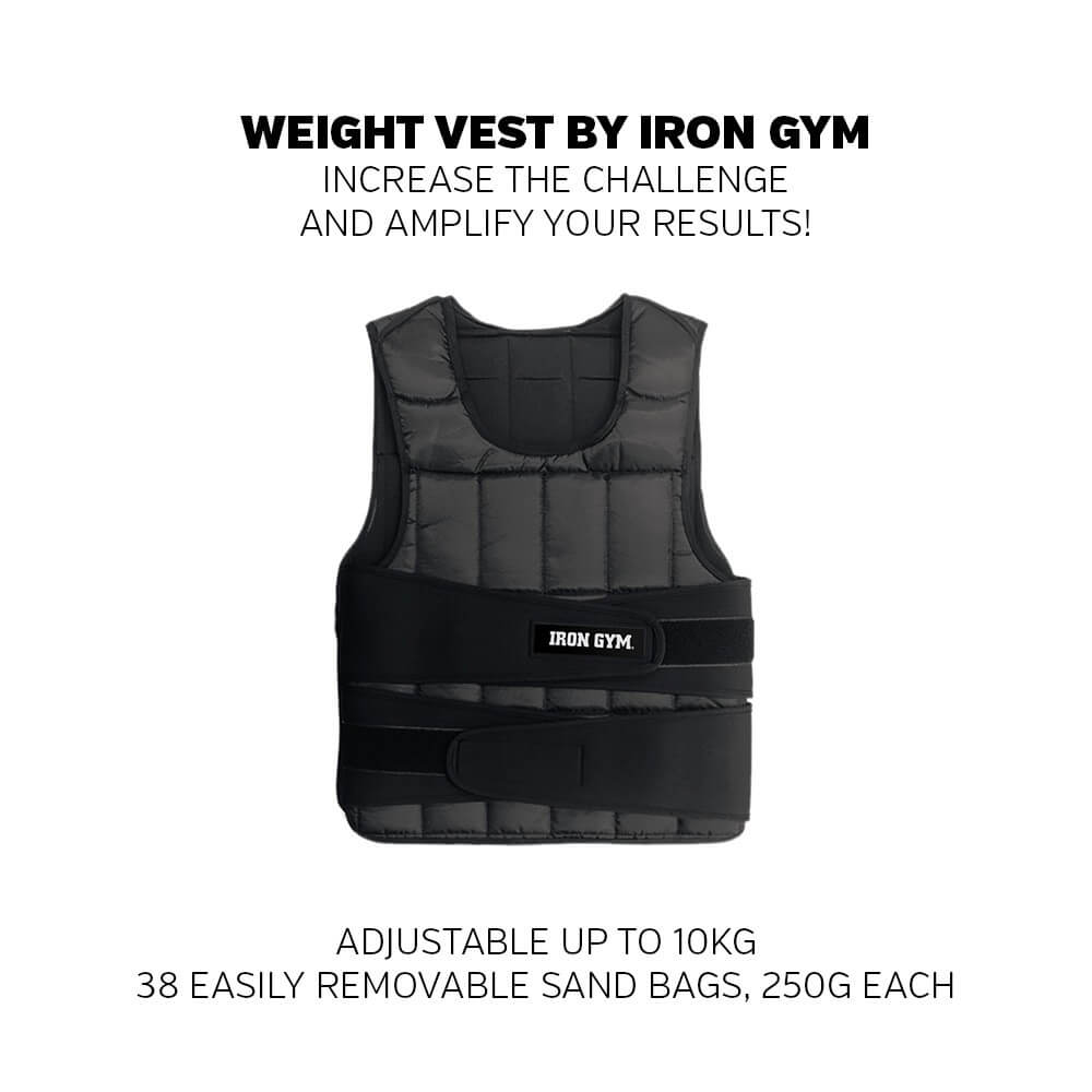 Iron Gym 10kg Adjustable Weighted Vest