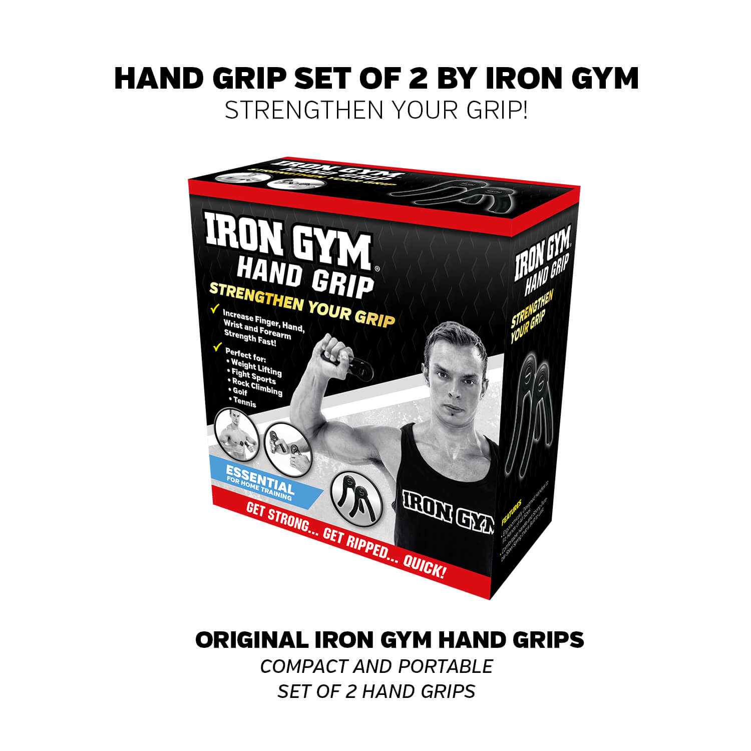 IRON GYM Iron Gym HAND GRIP - Paire de poignées de musculation - Private  Sport Shop