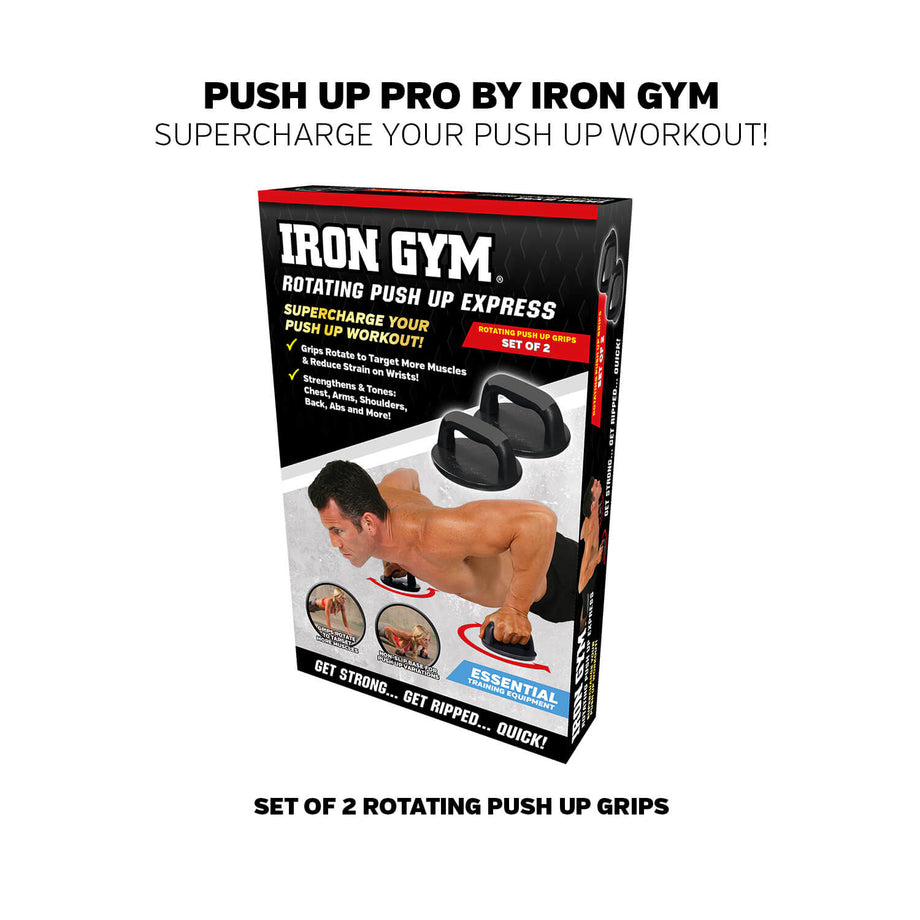 Iron Gym Push Up Pro Push Up Bars – Workout For Less