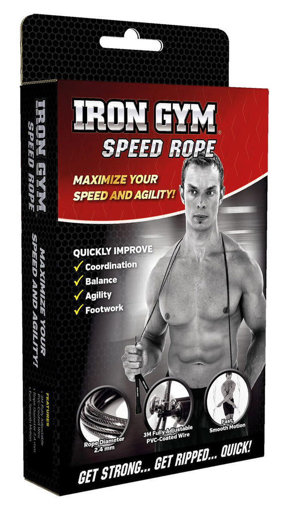 Iron Gym Wire Jump Rope in Box