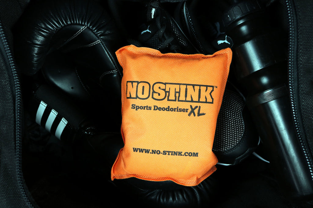 No Stink Sports Deodoriser XL in a Gym Bag