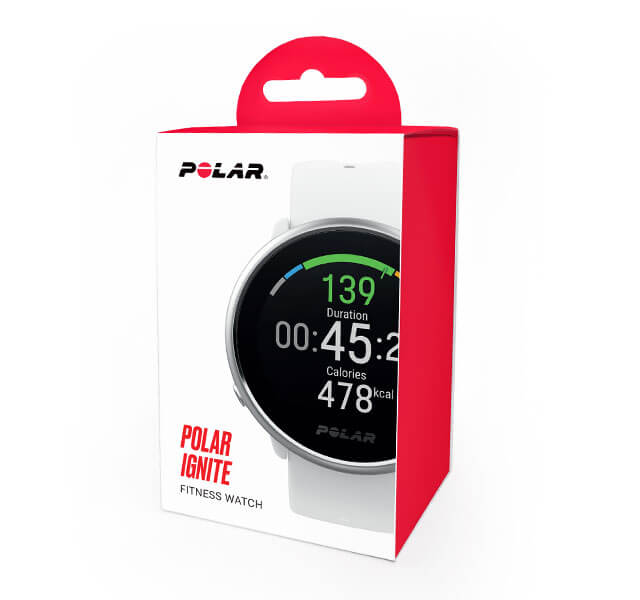 Polar Ignite Fitness Watch in its packaging