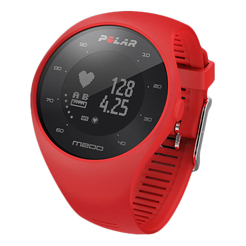 Polar M200 GPS Running Watch with Wrist-Based Heart Rate - red