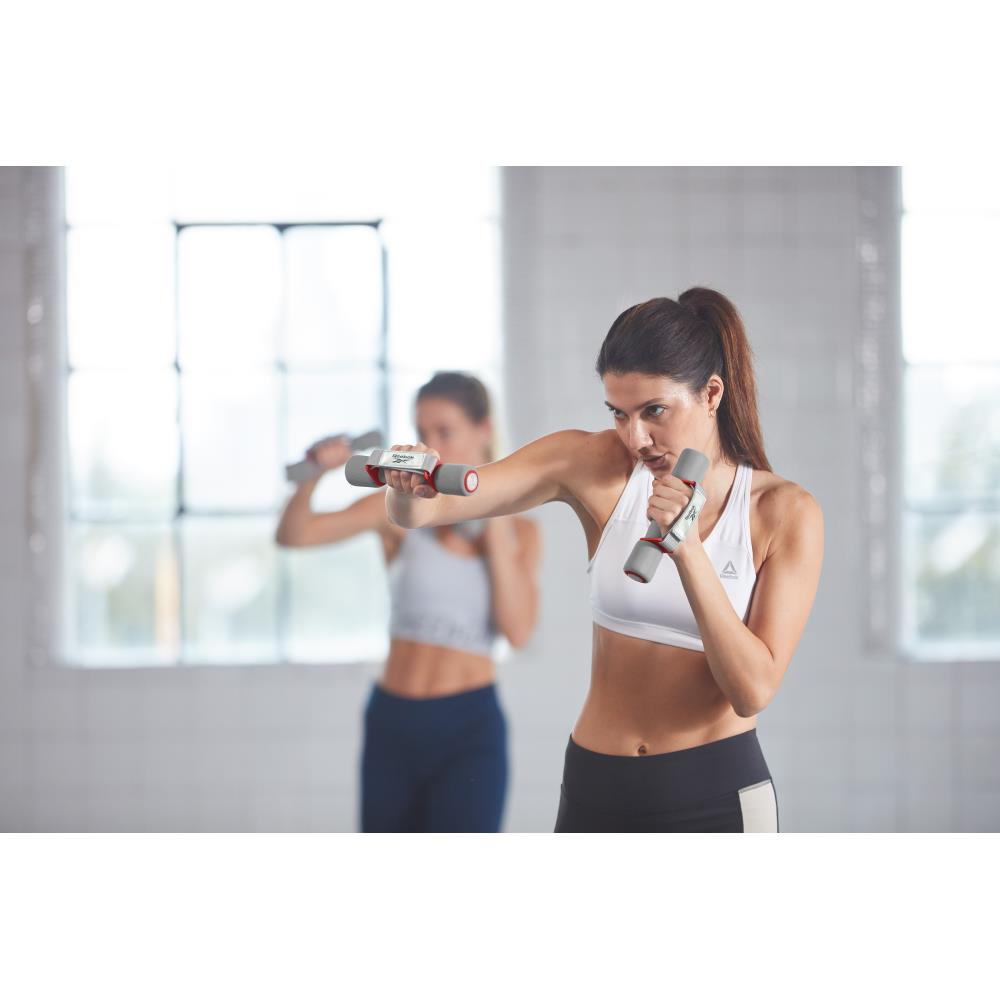 Boxersise class using Reebok Softgrip Dumbbells - 0.5kg Red 