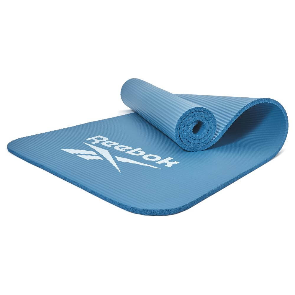 Reebok 10mm yoga mat blue