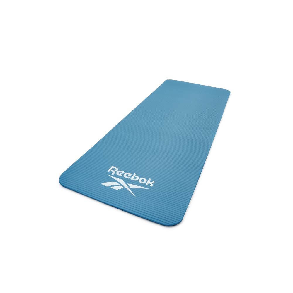 Reebok 15mm yoga mat blue