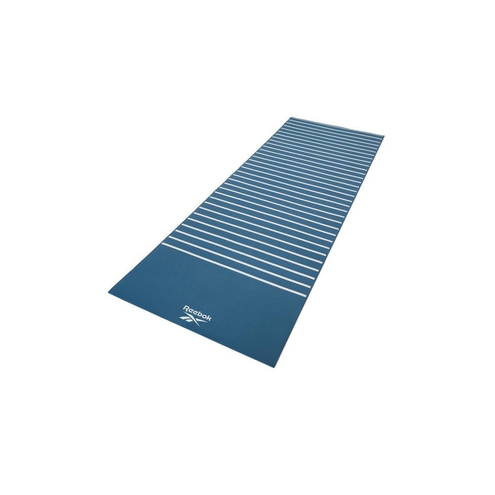 Reebok Double Sided 4mm Yoga Mat - Green Stripes