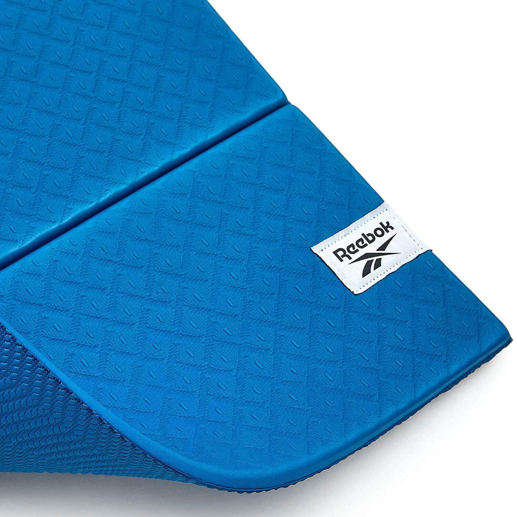 Reebok 6mm Folded Yoga Mat - Blue
