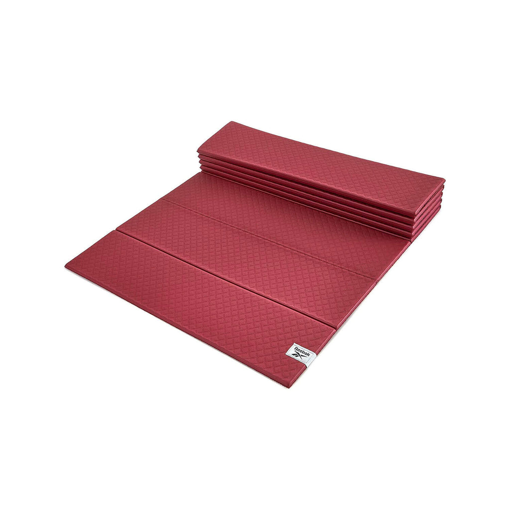 Reebok 6mm Folding Yoga Mat - Rustic Wine