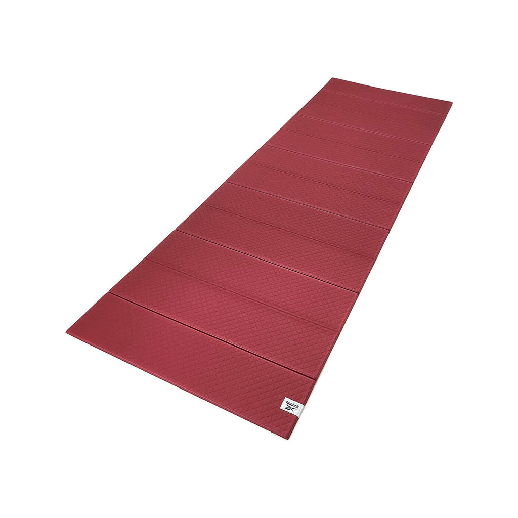 Reebok 6mm Folded Yoga Mat - Rustic Wine