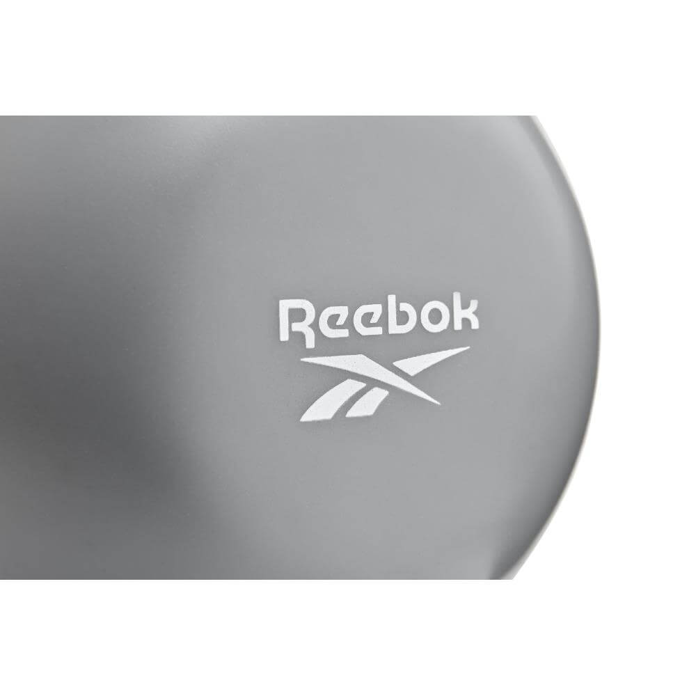 Reebok 8kg Cast Iron Kettlebell showing reebok logo