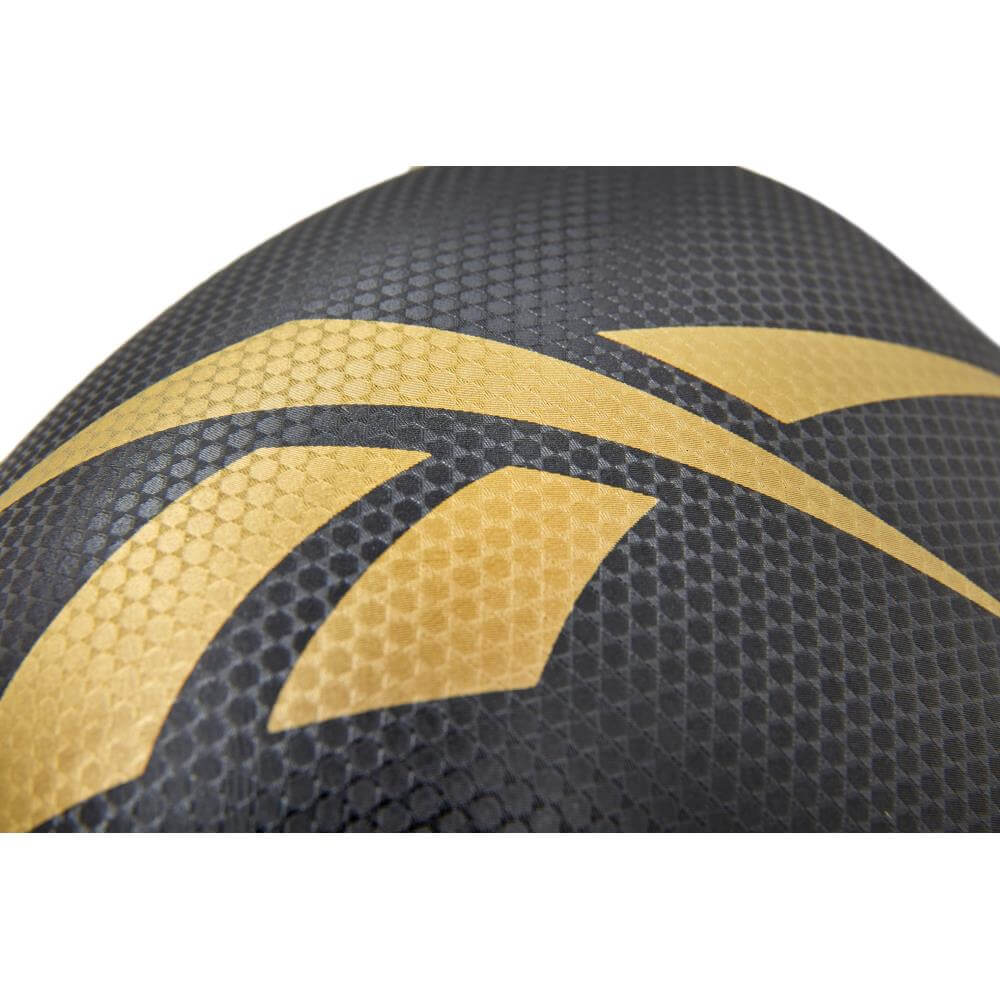 Reebok Boxing Gloves - Black and Gold showing vector logo