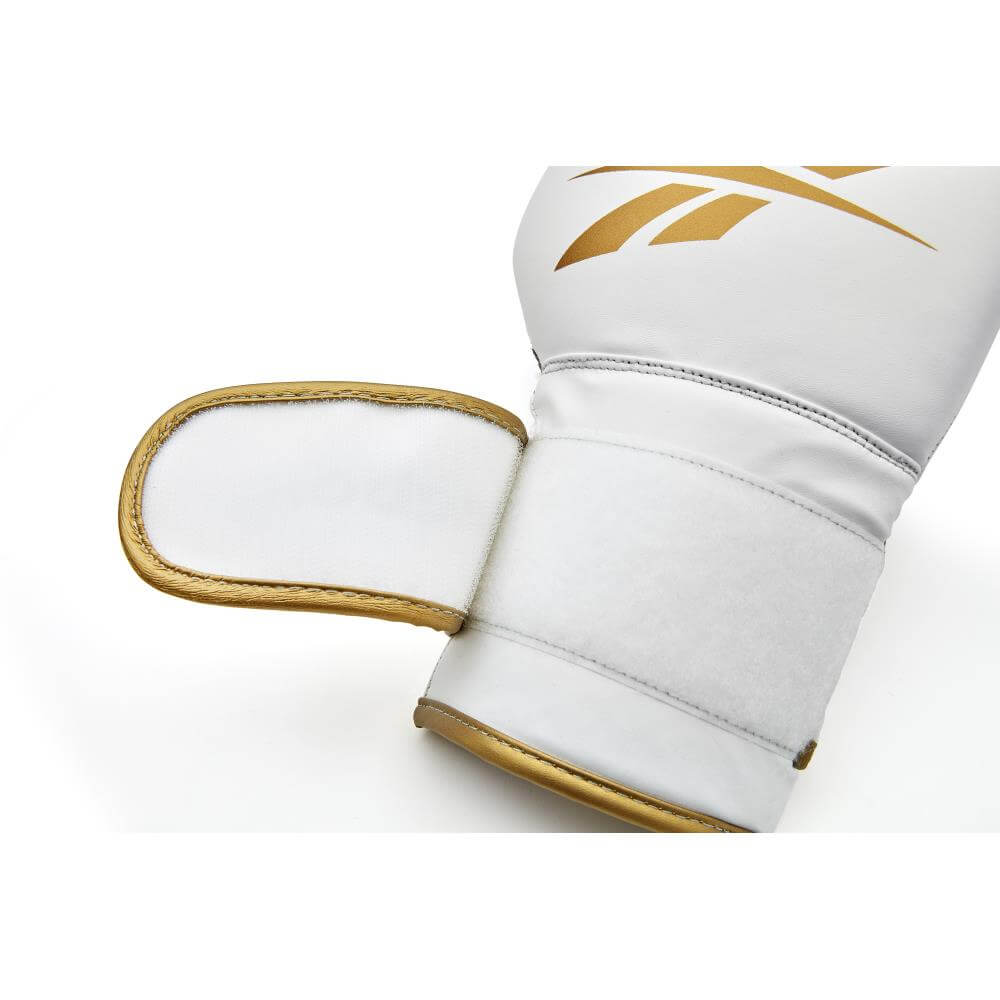 Reebok Boxing Gloves - Gold/White