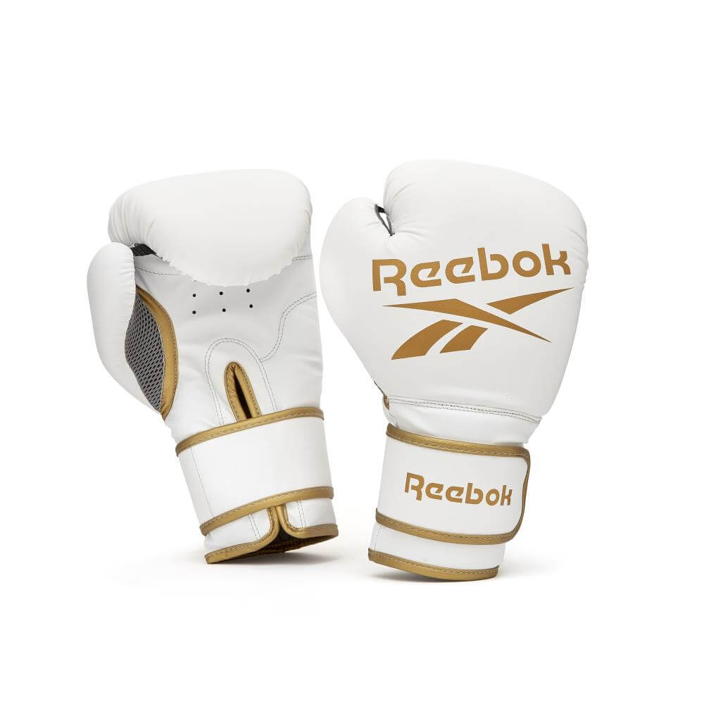 Reebok Boxing Gloves - Gold/White