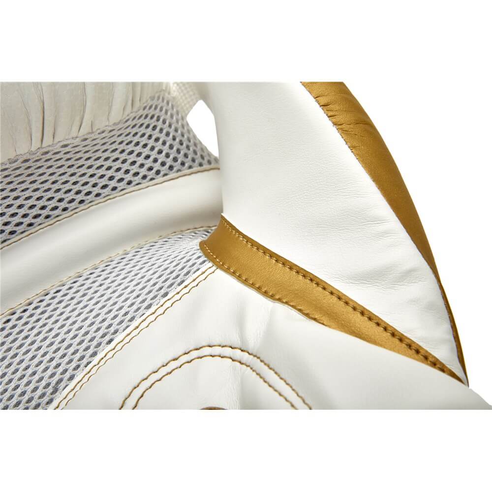 Reebok Boxing Gloves - White and Gold