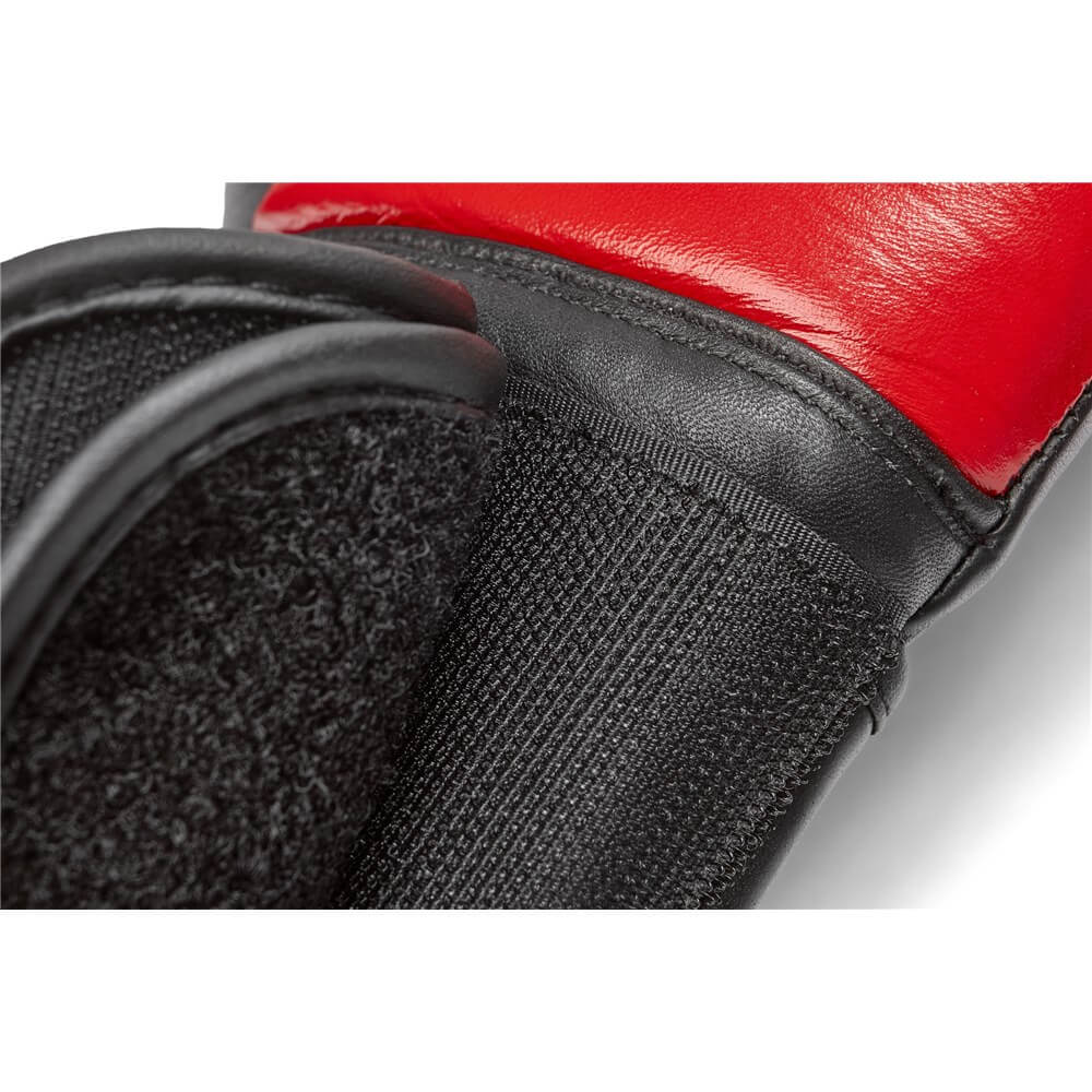 Reebok Combat Leather Training Gloves hook and loop wrist closure