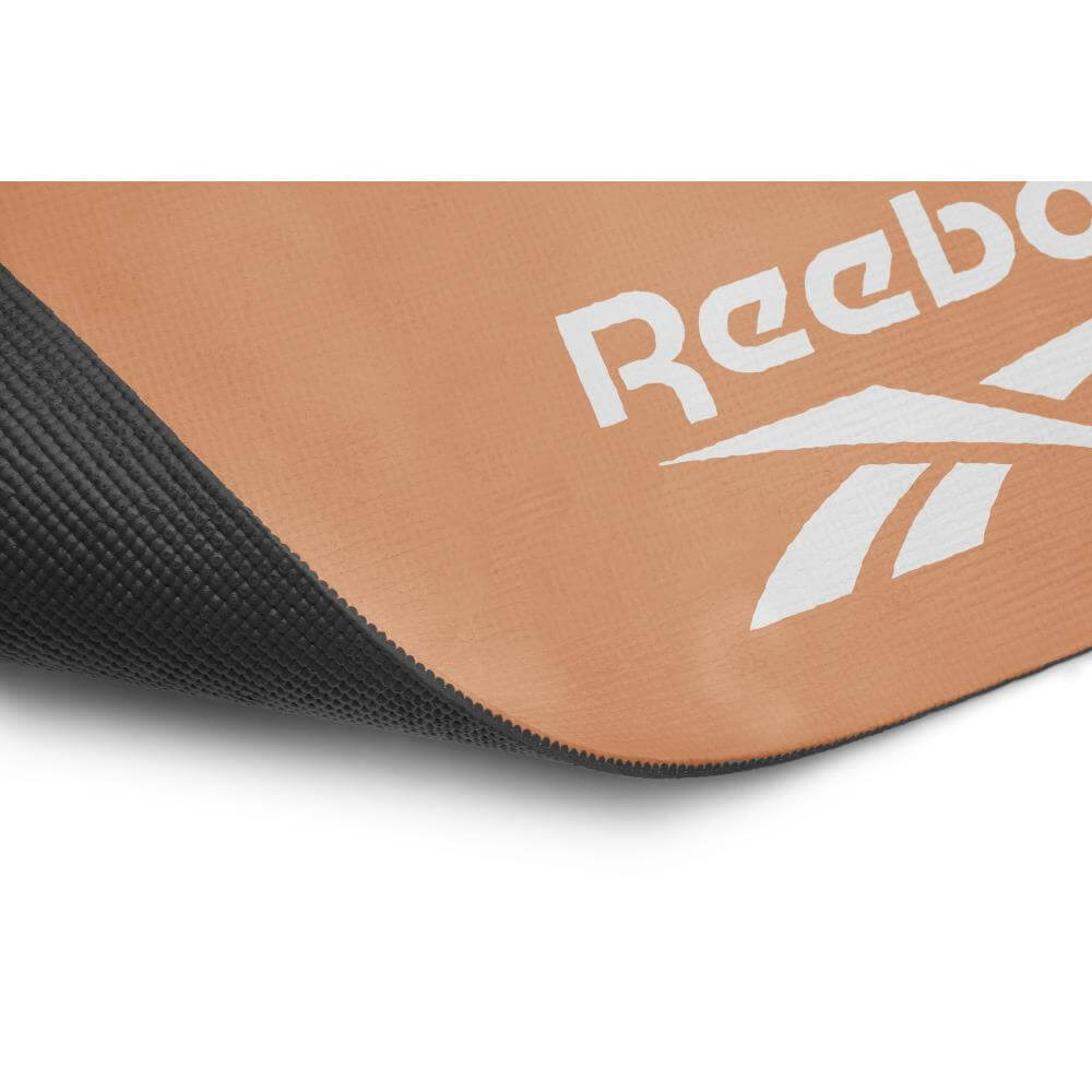 Reebok Double Sided 6mm Yoga Mat - Black/Desert Dust