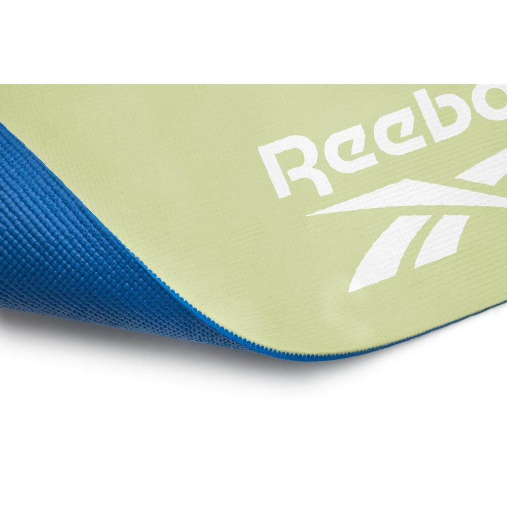 Reebok Double Sided 6mm Yoga Mat - Blue/Green
