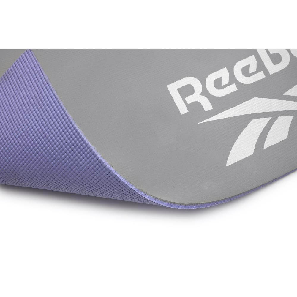 Reebok purple and grey 6mm thickness yoga mat cheap