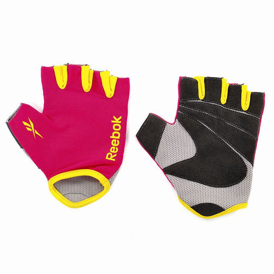 Reebok Womens Fitness Training Gloves - Pink