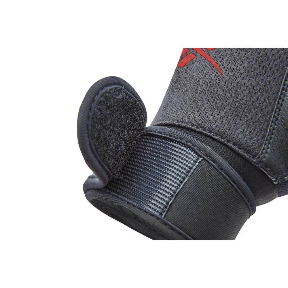 Reebok Weight Lifting Gloves - Black - Adjustable Cuff
