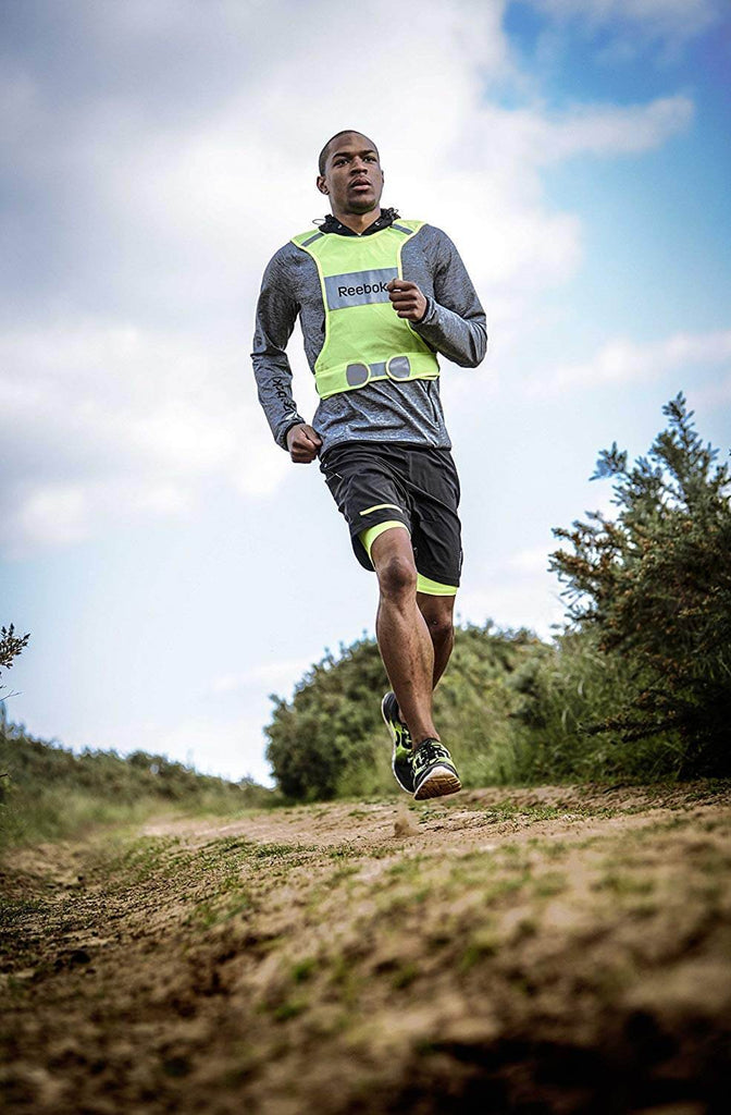 Runner wearing a Reebok Running Vest